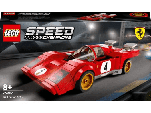 Авто-конструктор LEGO Speed ??Champions 1970 Ferrari 512 M 291 деталь (76906)