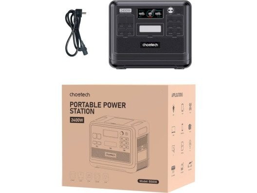 Зарядная станция Choetech 2400W Power Station (BS008)  Фото №2