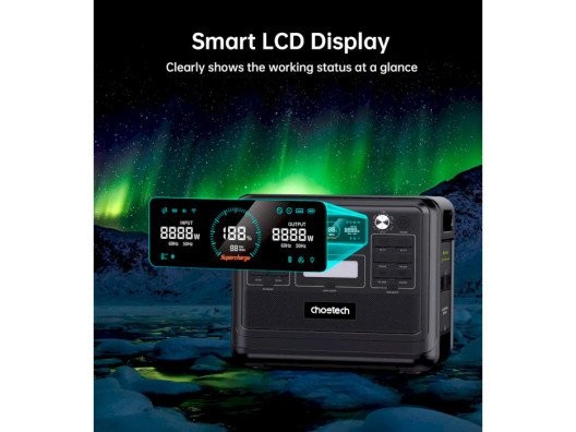Зарядная станция Choetech 2400W Power Station (BS008)  Фото №7