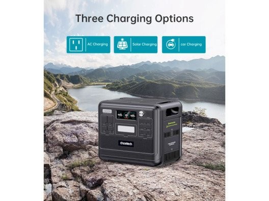 Зарядная станция Choetech 2400W Power Station (BS008)  Фото №10