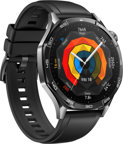 Смарт-часы HUAWEI Watch GT 5 46 mm Black (55020DKM)   Фото №1