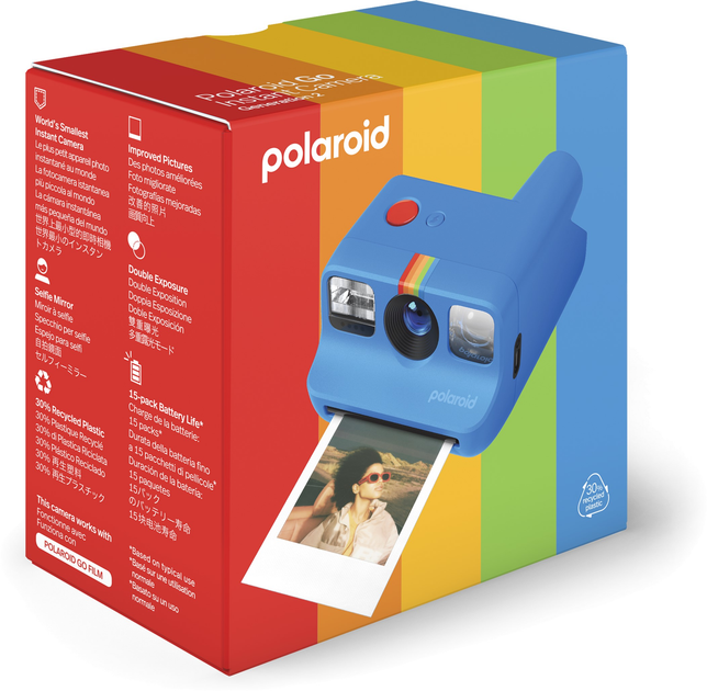 Фотокамера мгновенной печати Polaroid Go Gen 2 Blue (9147)  Фото №5