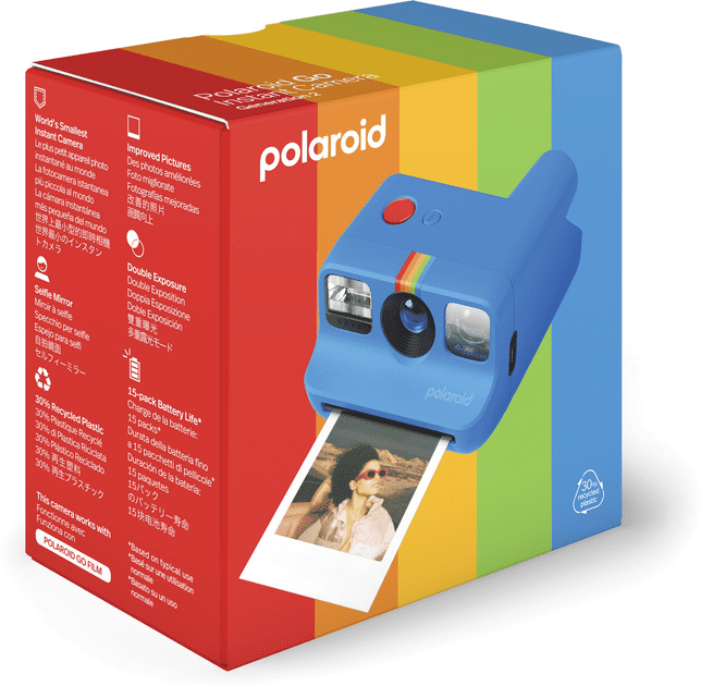 Фотокамера миттєвого друку Polaroid Go Gen 2 Blue (9147)  Фото №5