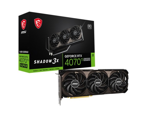 Відеокарта MSI GeForce RTX 4070 Ti SUPER 16G SHADOW 3X OC  Фото №5