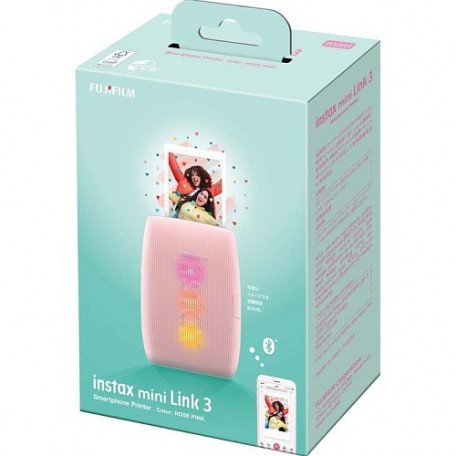 Мобільний принтер Fujifilm Instax Mini Link 3 Rose Pink (16832211)  Фото №6