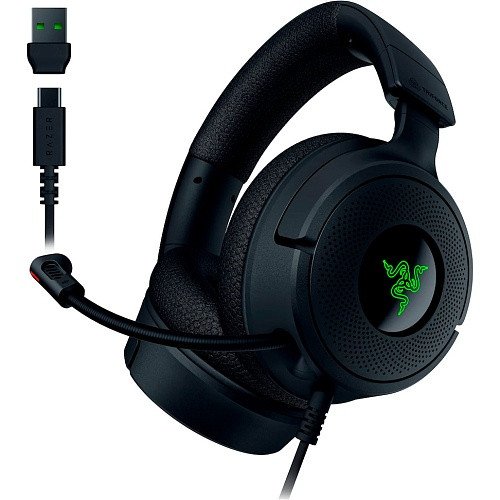 Навушники з мікрофоном Razer Kraken V4 X Black (RZ04-05180100-R3M1)  Фото №0