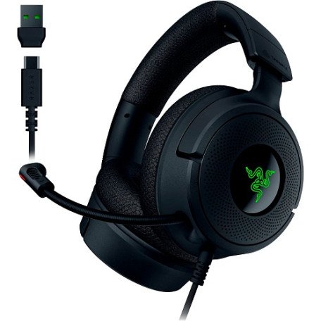 Навушники з мікрофоном Razer Kraken V4 X Black (RZ04-05180100-R3M1)  Фото №0