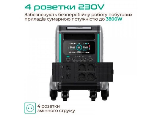 Зарядна станція Zendure SuperBase V6400 (ZDSBV6400)  Фото №4