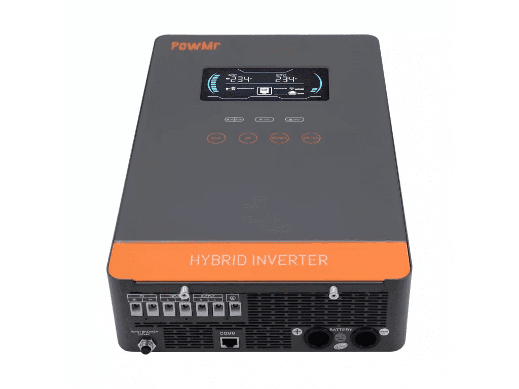 Гібридний сонячний інвертор (hybrid) PowMr POW-HVM4.5K-24V  Фото №4