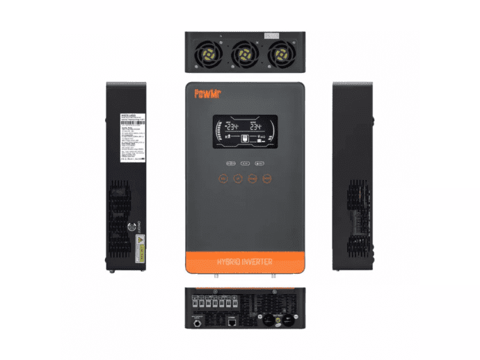 Гібридний сонячний інвертор (hybrid) PowMr POW-HVM4.5K-24V  Фото №1