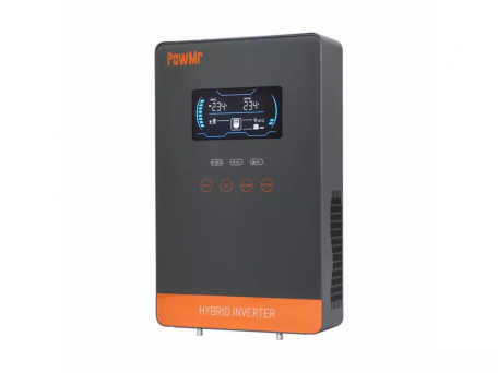 Гибридный солнечный инвертор (hybrid) PowMr POW-HVM4.5K-24V + WiFi  Фото №2