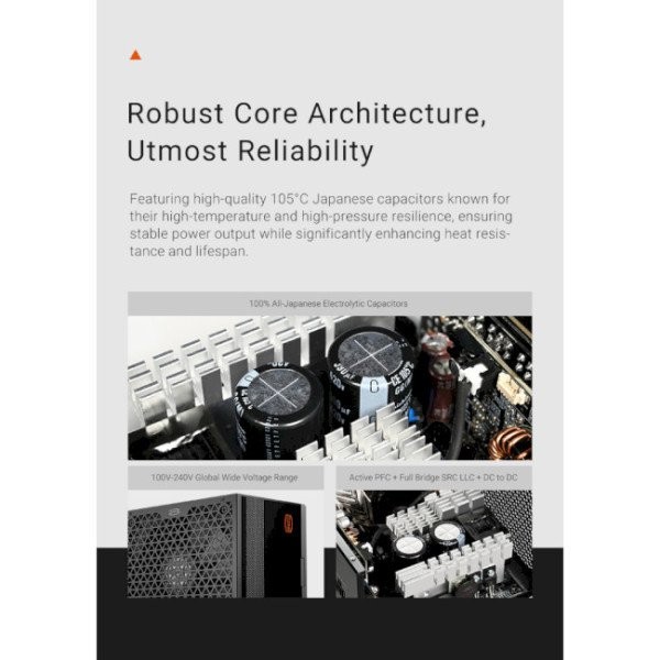 Блок живлення PCCooler YN1000 (P5-YN1000-G1FFBK1)  Фото №7