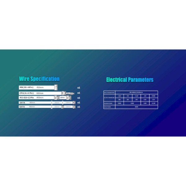 Блок питания PCCooler HW500-NP  Фото №4