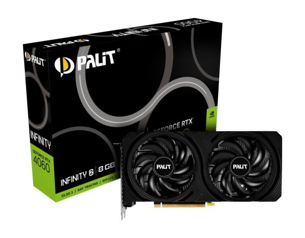 Видеокарта Palit GeForce RTX 4060 Infinity 2 (NE64060019P1-1070L)  Фото №5