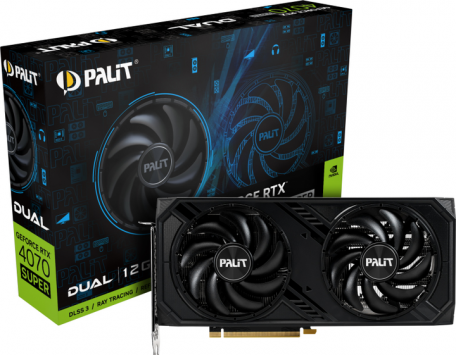 Видеокарта Palit GeForce RTX 4070 SUPER Dual (NED407S019K9-1043D)  Фото №8