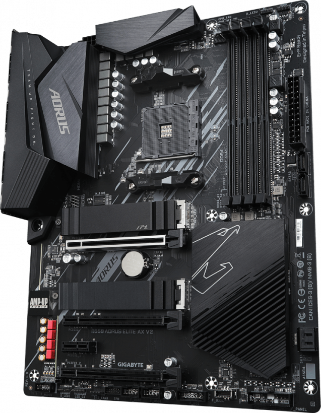 Материнська плата Gigabyte B550 AORUS ELITE AX V2  Фото №0