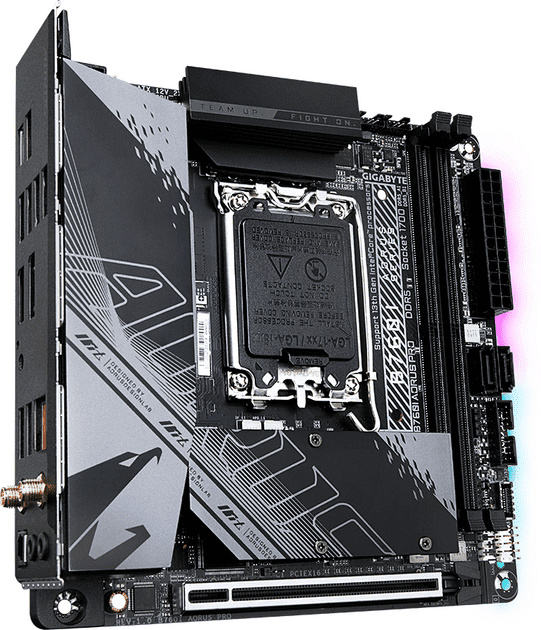 Материнская плата Gigabyte B760I AORUS PRO  Фото №0