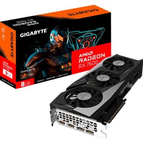 Відеокарта Gigabyte Radeon RX 7600 GAMING OC 8G (GV-R76GAMING OC-8GD)  Фото №0