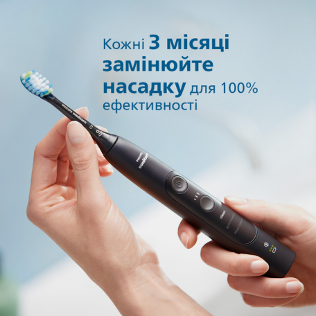 Насадка для електричної зубної щітки Philips Sonicare C3 Premium Plaque Defence HX9044/33  Фото №1