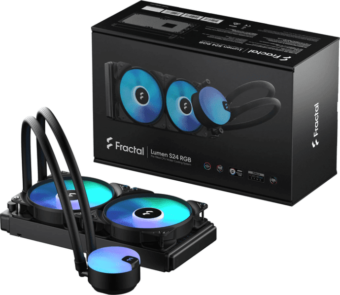 Водяное охлаждение Fractal Design Lumen S24 RGB v2 (FD-W-L1-S2412)  Фото №5