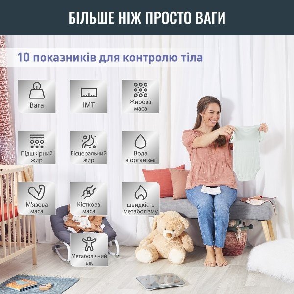 Весы напольные электронные Tefal Goodvibes Life BM9600S1  Фото №14