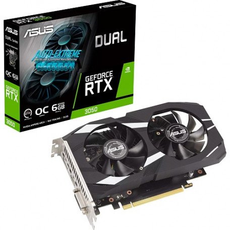 Видеокарта Asus DUAL-RTX3050-O6G  Фото №0