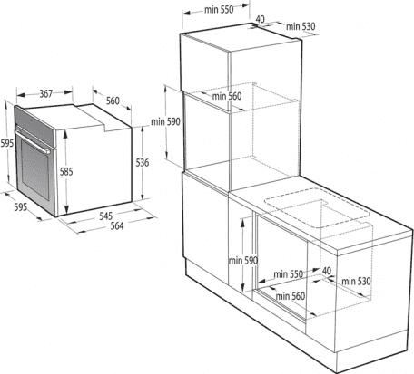 Духовка электрическая Gorenje BOS6737E13BG  Фото №7