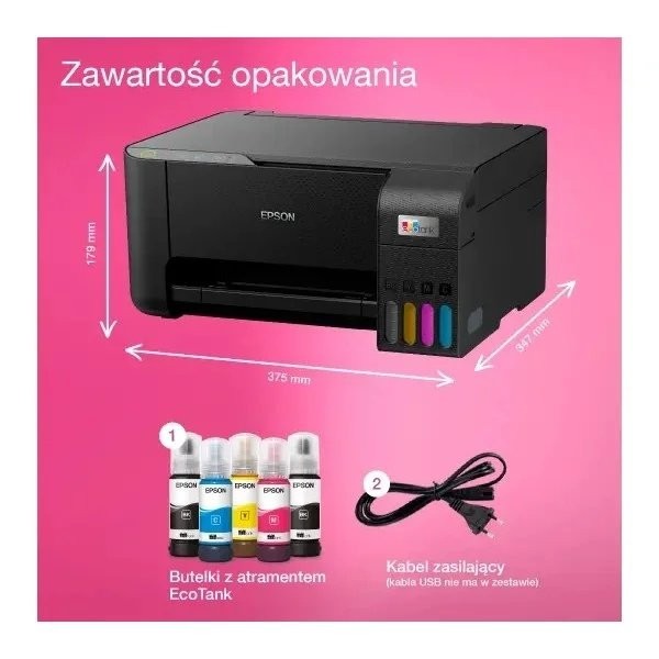 МФУ Epson EcoTank L3230 Black (C11CJ68407)  Фото №6