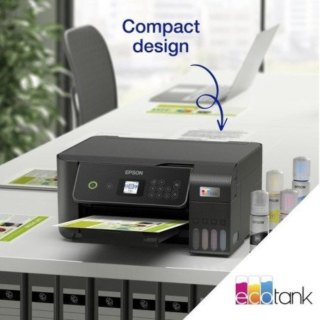 МФУ Epson EcoTank L3280 Inkjet A4 WiFi Black (C11CJ66426)  Фото №1