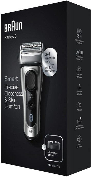 Електробритва чоловіча Braun Series 8 8413s  Фото №0