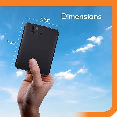 Жесткий диск WD Elements Portable 5TB (WDBU6Y0050BBK)  Фото №2