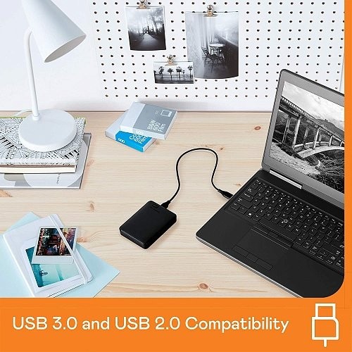 Жесткий диск WD Elements Portable 5TB (WDBU6Y0050BBK)  Фото №3
