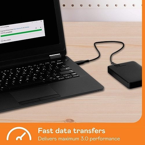 Жесткий диск WD Elements Portable 5TB (WDBU6Y0050BBK)  Фото №4