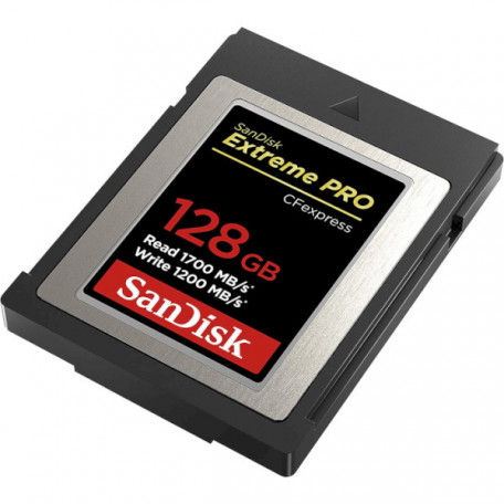 Карта пам&#039;яті SanDisk 128 GB CFexpress Type B Extreme PRO (SDCFE-128G-GN4NN)  Фото №1