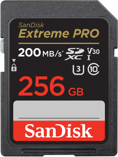 Карта пам&#039;яті SanDisk 256 GB SDXC UHS-I U3 V30 Extreme PRO (SDSDXXD-256G-GN4IN)