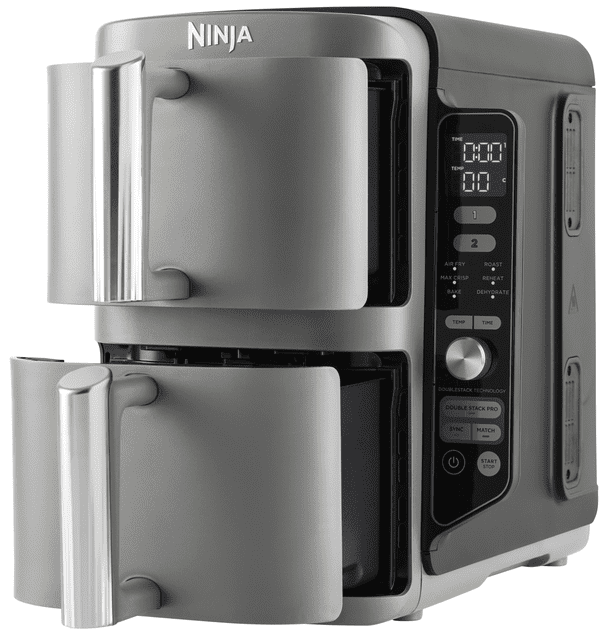 Мультипіч (аерофритюрниця) NINJA Double Stack XL 2-Level Air Fryer 9.5L (SL400EU)  Фото №2