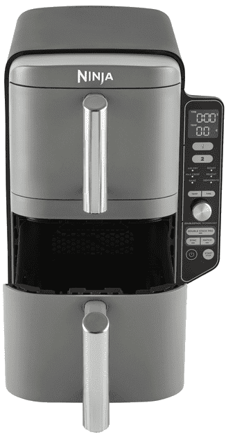Мультипіч (аерофритюрниця) NINJA Double Stack XL 2-Level Air Fryer 9.5L (SL400EU)  Фото №6