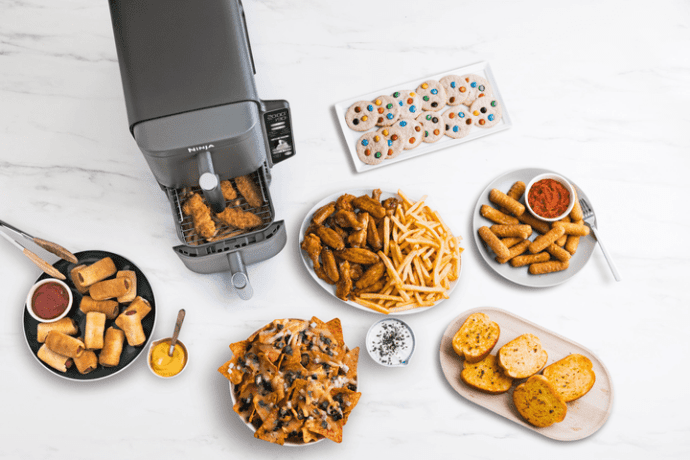 Мультипіч (аерофритюрниця) NINJA Double Stack XL 2-Level Air Fryer 9.5L (SL400EU)  Фото №13