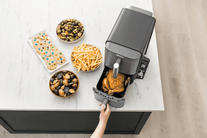 Мультипіч (аерофритюрниця) NINJA Double Stack XL 2-Level Air Fryer 9.5L (SL400EU)  Фото №15