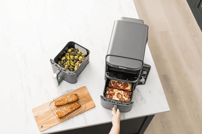 Мультипіч (аерофритюрниця) NINJA Double Stack XL 2-Level Air Fryer 9.5L (SL400EU)  Фото №16