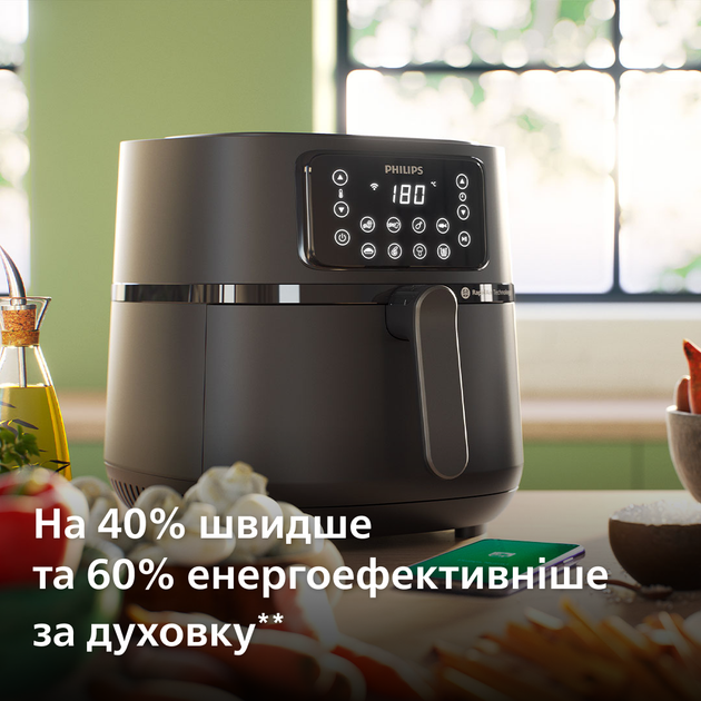 Мультипіч (аерофритюрниця) Philips XXL Connected HD9285/93  Фото №9