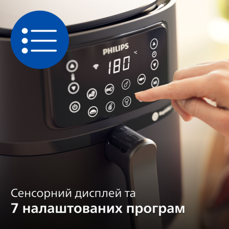 Мультипіч (аерофритюрниця) Philips XXL Connected HD9285/93  Фото №5