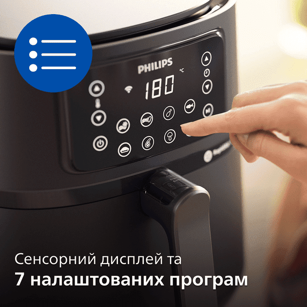 Мультипіч (аерофритюрниця) Philips XXL Connected HD9285/93  Фото №5