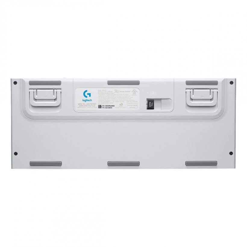 Клавіатура Logitech G915 TKL Tenkeyless White LIGHTSPEED Wireless RGB (920-009660)  Фото №0