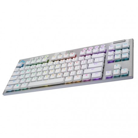 Клавіатура Logitech G915 TKL Tenkeyless White LIGHTSPEED Wireless RGB (920-009660)  Фото №1