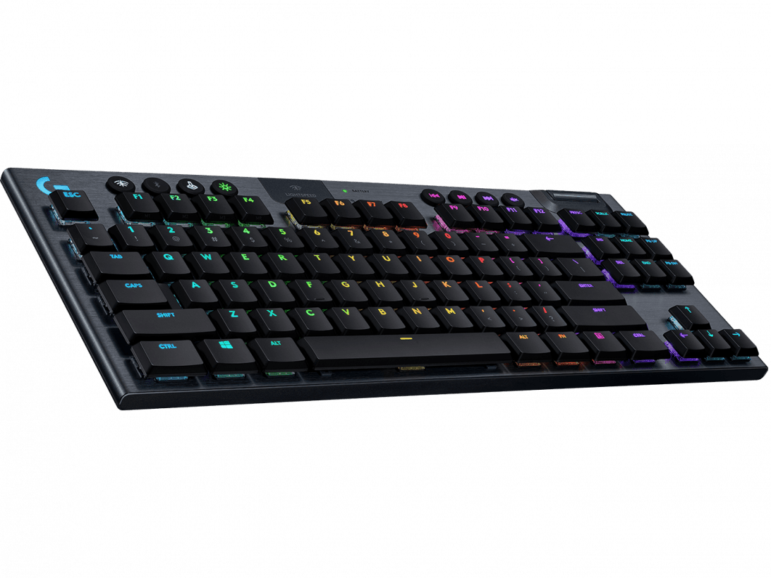 Клавіатура Logitech G915 TKL Tenkeyless Black LIGHTSPEED Wireless RGB (920-009529)  Фото №0