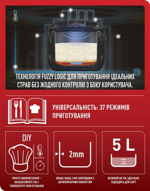 Мультиварка Tefal RK321A34  Фото №2