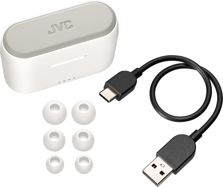 Наушники TWS JVC HA-A9T White (HA-A9T-W-E)  Фото №1