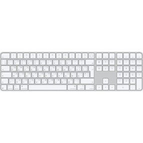 Клавіатура Apple Magic Keyboard with Touch ID and Numeric Keypad for Mac with Apple silicon USB-C White Keys (MXK73)