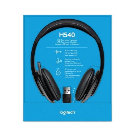 Наушники с микрофоном Logitech H540  Фото №4